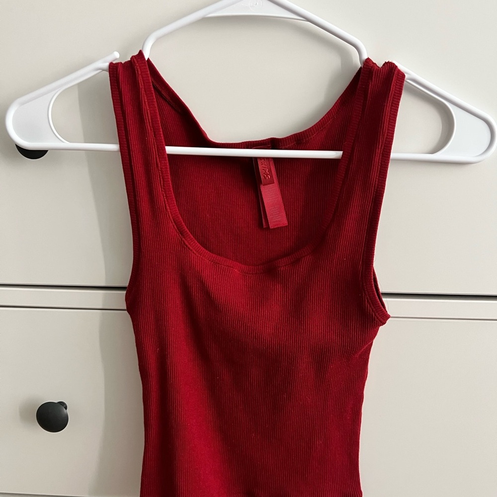 SKIMS Cotton Rib Tank & Boxer Set